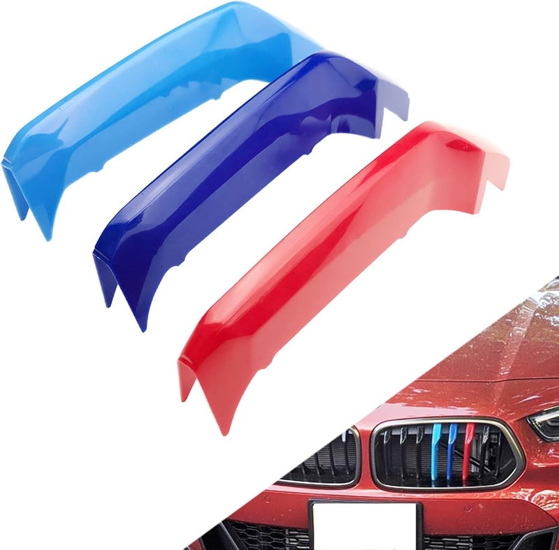 WITRRTIW Automotive grille Insert Trims Strips Front Center Kidney Grilles Compatible with 2023 2024 X1 u11 5-Beam grille insert accessories - Image 1